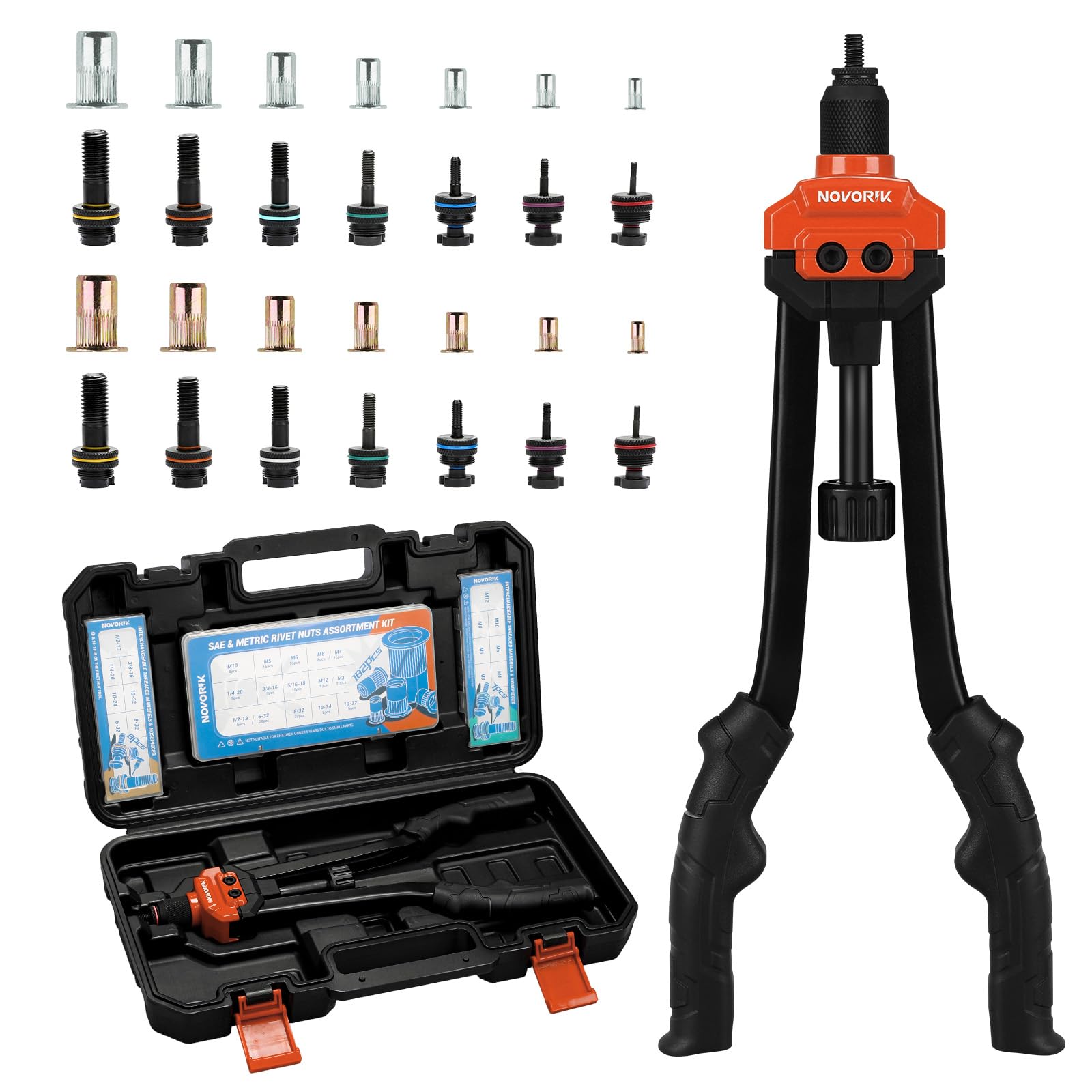 Amazon.com: novorik Rivet Nut Tool 16” RIV Nut Tool Kit with 15